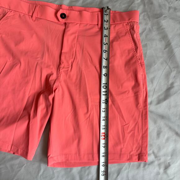 Greyson Coral Golf Shorts- 36 - Picture 7 of 9